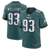 Men's Philadelphia Eagles Milton Williams Midnight Green Team Game Jersey