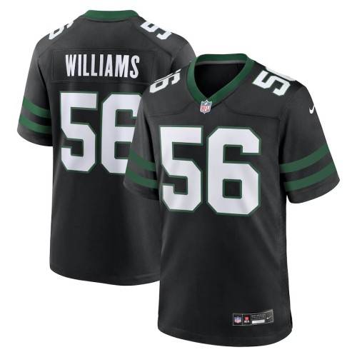 Men's New York Jets Quincy Williams Legacy Black Alternate Game Jersey