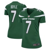 Women's New York Jets Tim Boyle Gotham Green Game Jersey