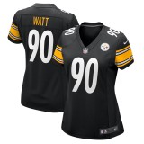 Women's Pittsburgh Steelers T.J. Watt Black Game Jersey