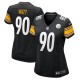 Women's Pittsburgh Steelers T.J. Watt Black Game Jersey