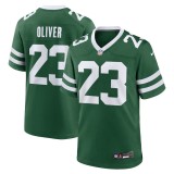 Men's New York Jets Isaiah Oliver Legacy Green Team Game Jersey