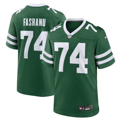 Men's New York Jets Olu Fashanu Gotham Green Player Game Jersey