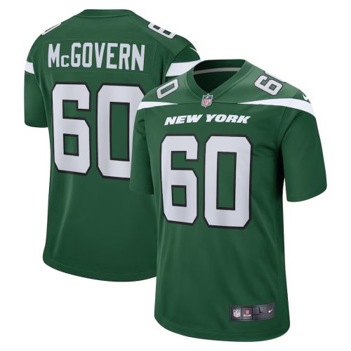 Men's New York Jets Connor McGovern Gotham Green Game Jersey