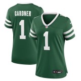 Women's New York Jets Ahmad Sauce Gardner Legacy Green Game Jersey