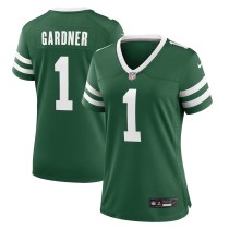 Women's New York Jets Ahmad Sauce Gardner Legacy Green Game Jersey