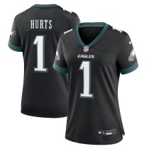 Women's Philadelphia Eagles Jalen Hurts Black Alternate Game Jersey