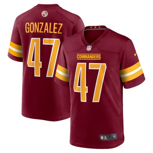 Men's Washington Commanders Zane Gonzalez Burgundy Game Jersey