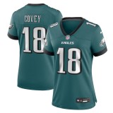 Women's Philadelphia Eagles Britain Covey Midnight Green Team Game Jersey