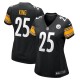 Women's Pittsburgh Steelers Desmond King Black Game Jersey