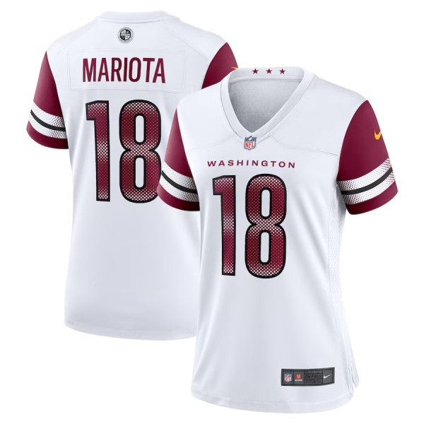 Women's Washington Commanders Marcus Mariota White Game Jersey