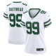 Women's New York Jets Mark Gastineau White Legacy Retired Player Game Jersey