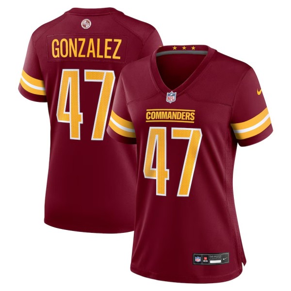 Women's Washington Commanders Zane Gonzalez Burgundy Game Jersey