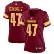 Women's Washington Commanders Zane Gonzalez Burgundy Game Jersey