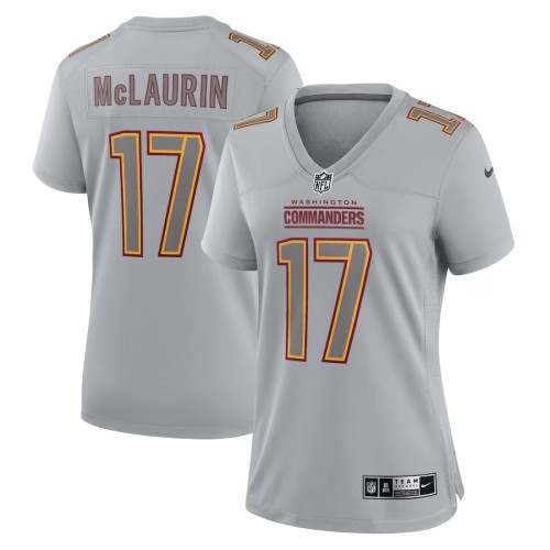 Women's Washington Commanders Terry McLaurin Gray Atmosphere Fashion Game Jersey