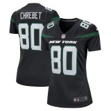 Women's New York Jets Wayne Chrebet Black Retired Player Jersey