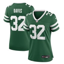 Women's New York Jets Isaiah Davis Legacy Green Team Game Jersey