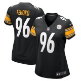 Women's Pittsburgh Steelers Breiden Fehoko Black Game Jersey