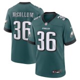 Men's Philadelphia Eagles Tristin McCollum Midnight Green Team Game Jersey