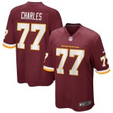 Men's Saahdiq Charles Washington Football Team Burgundy Game Player Jersey