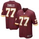Men's Saahdiq Charles Washington Football Team Burgundy Game Player Jersey