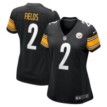 Women's Pittsburgh Steelers Justin Fields Black Game Player Jersey