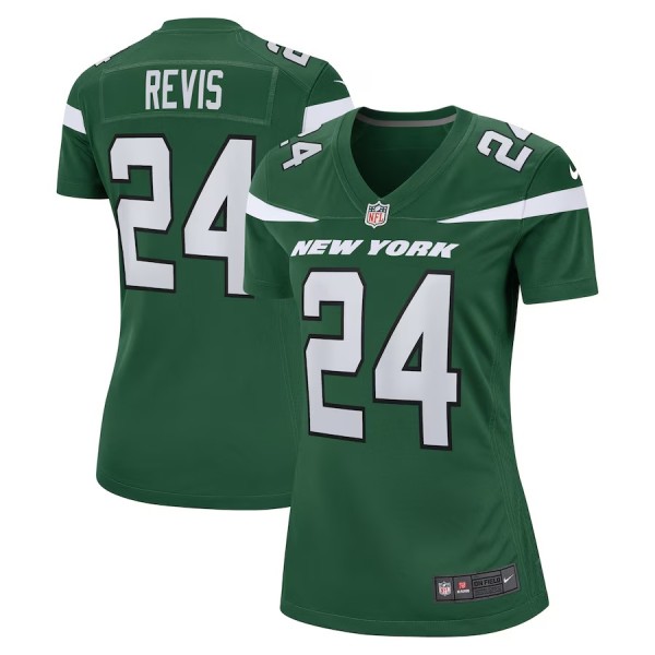 Women's New York Jets Darrelle Revis Gotham Green Retired Player Game Jersey