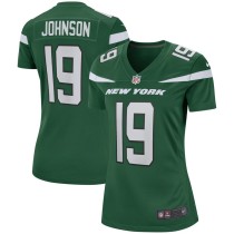 Women's New York Jets Keyshawn Johnson Gotham Green Game Retired Player Jersey