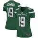 Women's New York Jets Keyshawn Johnson Gotham Green Game Retired Player Jersey