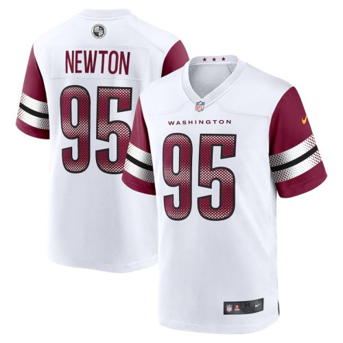 Men's Washington Commanders Jer'Zhan Newton White Game Jersey