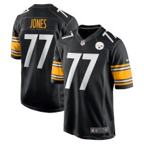 Men's Pittsburgh Steelers Broderick Jones Black Game Jersey