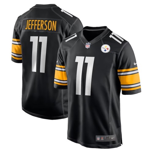 Men's Pittsburgh Steelers Van Jefferson Black Game Jersey