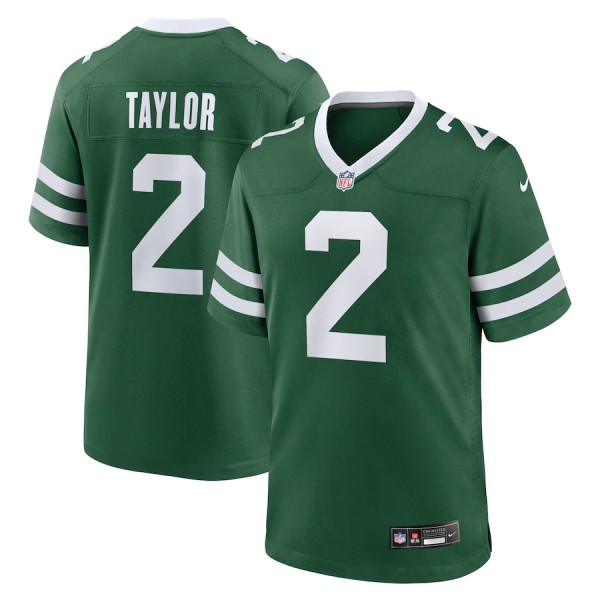 Men's New York Jets Tyrod Taylor Legacy Green Team Game Jersey