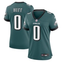 Women's Philadelphia Eagles Bryce Huff Midnight Green Game Player Jersey