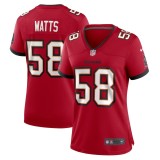 Women's Tampa Bay Buccaneers Markees Watts Red Game Jersey