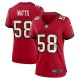 Women's Tampa Bay Buccaneers Markees Watts Red Game Jersey