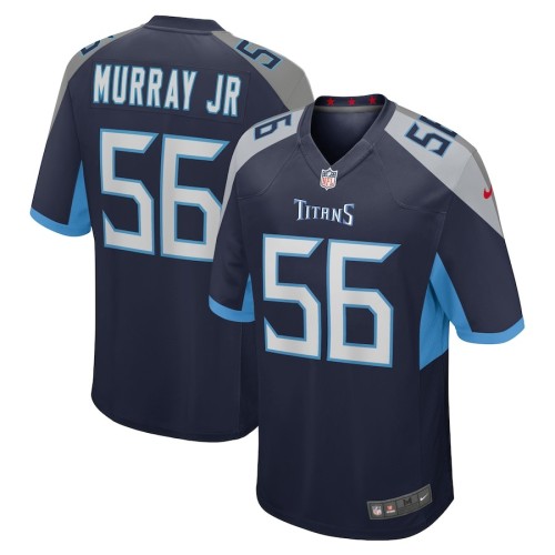 Men's Tennessee Titans Kenneth Murray Jr. Navy Game Jersey