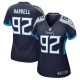 Women's Tennessee Titans Jaylen Harrell Navy Game Jersey