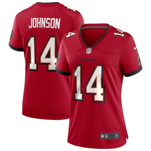 Women's Tampa Bay Buccaneers Brad Johnson Red Game Retired Player Jersey