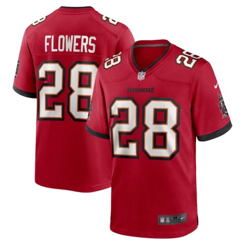 Men's Tampa Bay Buccaneers Dallis Flowers Red Game Jersey