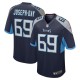 Men's Tennessee Titans Sebastian Joseph-Day Navy Game Jersey