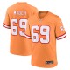 Men's Tampa Bay Buccaneers Cody Mauch Orange Throwback Game Jersey