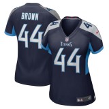 Women's Tennessee Titans Mike Brown Navy Game Jersey