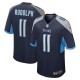 Men's Tennessee Titans Mason Rudolph Navy Game Jersey