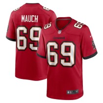 Men's Tampa Bay Buccaneers Cody Mauch Red Game Jersey