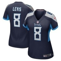 Women's Tennessee Titans Will Levis Navy Game Jersey