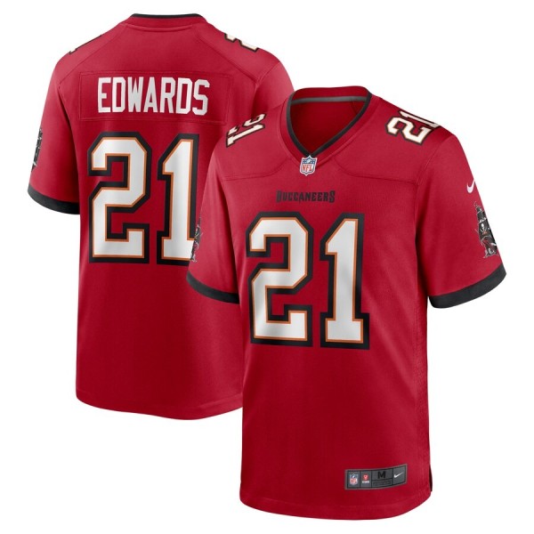Men's Tampa Bay Buccaneers Mike Edwards Red Game Jersey