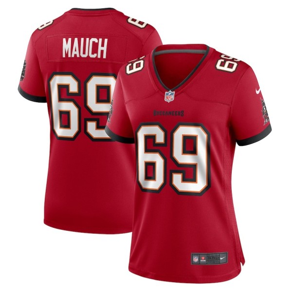 Women's Tampa Bay Buccaneers Cody Mauch Red Game Jersey