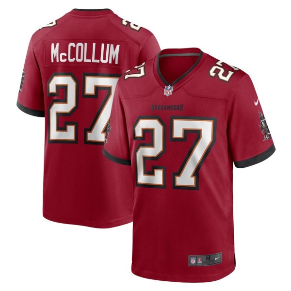 Men's Tampa Bay Buccaneers Zyon McCollum Red Game Player Jersey