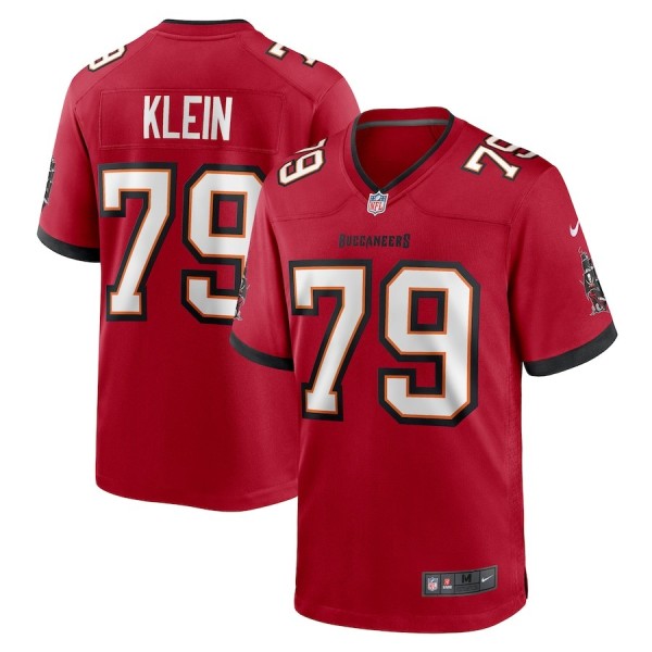 Men's Tampa Bay Buccaneers Elijah Klein Red Game Jersey